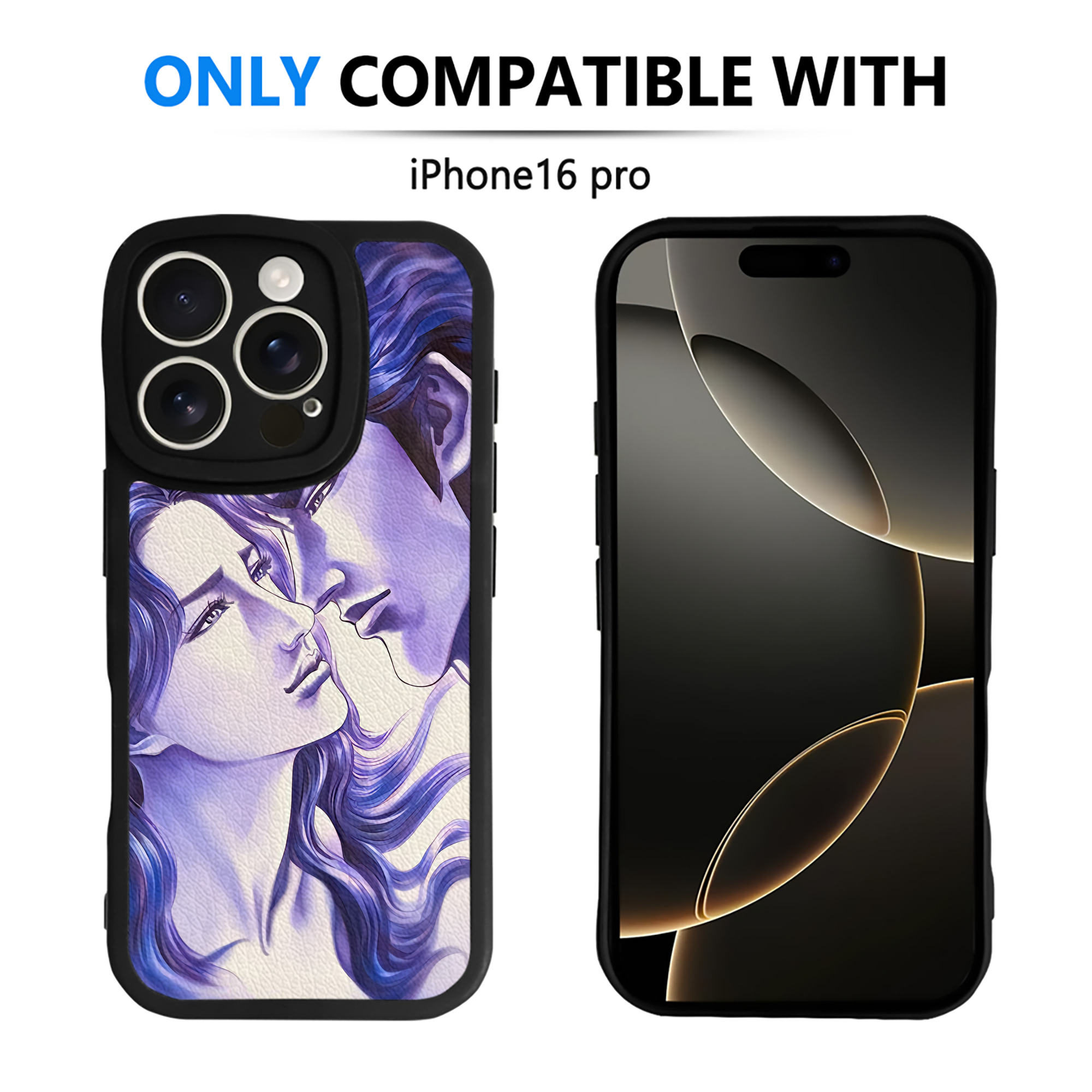 （画像用） 北斗の拳 Fist of the North Star 【iPhone 16シリーズ対応】シリコンスマホケース（レザー調） 材質：シリコン